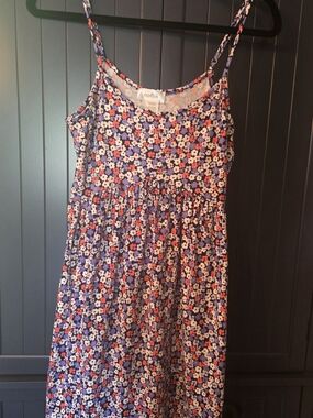 Noflik Womens Floral Spaghetti-Strap Dress